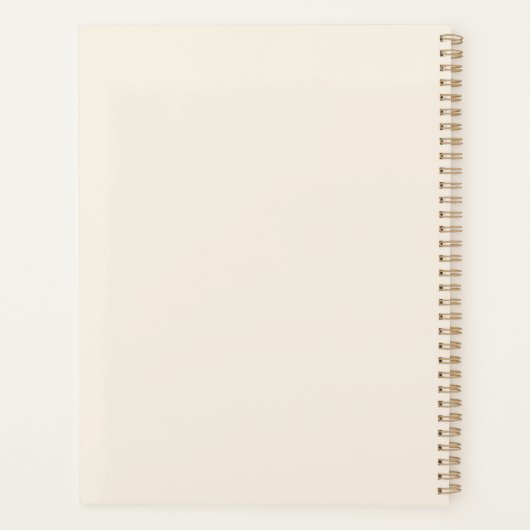 ヴィンテージバードデカップボタニカルエフェメラ プランナー手帳 (裏面)