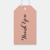 ヴィンテージバードデコップボタニカル感謝していユー ギフトタグ (裏面)