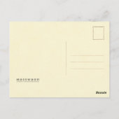 ヴィンテージバードネストイラストレーション ポストカード (裏面)