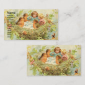 ヴィンテージバードネストティーパーティー 名刺 (正面/裏面)
