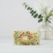 ヴィンテージバードネストティーパーティー 名刺 (スタンド正面)