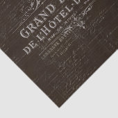 ヴィンテージバードバラフランスのダークティッシュペーパー 薄葉紙 (詳細)