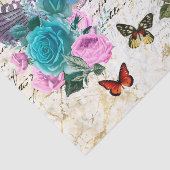 ヴィンテージバードフラワー&バタフライアートDecompage 薄葉紙 (詳細)