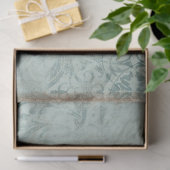 ヴィンテージバードブルーイエローエフェフランスのメラデクページ 薄葉紙 (ギフト)