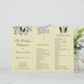 ヴィンテージバードホワイトデイジーブランチ3折プログラム (スタンド正面)