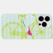 ヴィンテージバードライムグリーンバイクパターンIphone 5 Case-Mate iPhoneケース (裏面 (横))