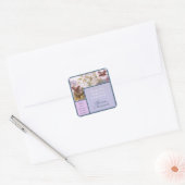 ヴィンテージバードライラックカスタム蔵書票 スクエアシール (封筒)