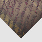 ヴィンテージバード&スクリプトAみすぼらしいシックなデコップページ 薄葉紙 (詳細)