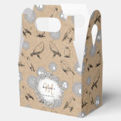 ヴィンテージバード&ネストクラフト素朴ブラウン フェイバーボックス (オープン)