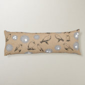 ヴィンテージバード&ネストクラフト素朴ブラウン ボディピロー (裏面)