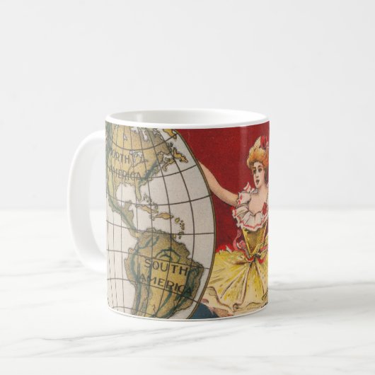 ヴィンテージバーナムとベイリープログラムカバー コーヒーマグカップ (正面左)