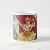 ヴィンテージバーナムとベイリープログラムカバー ジャンボコーヒーマグカップ (正面)