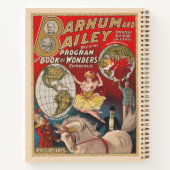 ヴィンテージバーナムとベイリープログラムカバー ノートブック (裏面)