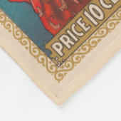 ヴィンテージバーナムとベイリープログラムカバー フリースブランケット (角)