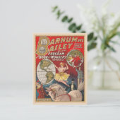 ヴィンテージバーナムとベイリープログラムカバー ポストカード (スタンド正面)