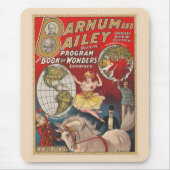 ヴィンテージバーナムとベイリープログラムカバー マウスパッド (正面)