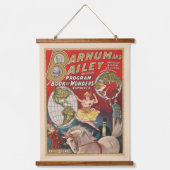 ヴィンテージバーナムとベイリープログラムカバー 吊り下げ型タペストリー (正面)