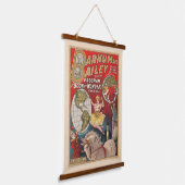 ヴィンテージバーナムとベイリープログラムカバー 吊り下げ型タペストリー (傾斜あり)