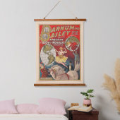 ヴィンテージバーナムとベイリープログラムカバー 吊り下げ型タペストリー (寝室)