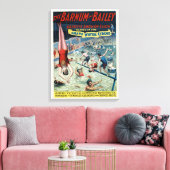 ヴィンテージバーナム&ベイリーサーカスポスター キャンバスプリント (インサイチュ (リビング))