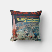 ヴィンテージバーナム&ベイリーサーカスポスター クッション (正面)