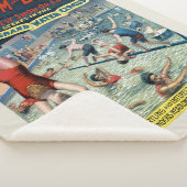 ヴィンテージバーナム&ベイリーサーカスポスター シェルパブランケット (3/4)