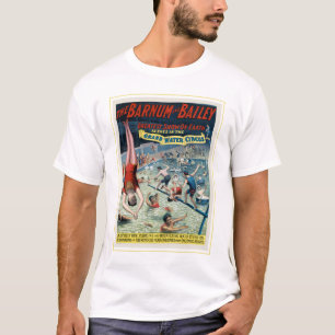 ヴィンテージバーナム&ベイリーサーカスポスター Tシャツ