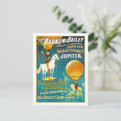 ヴィンテージバーナム&ベイリーサーカスAd – バルーンホース ポストカード (スタンド正面)