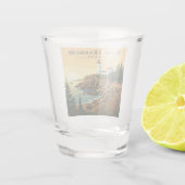 ヴィンテージバーハーバーメイン ショットグラス (裏面)