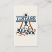 ヴィンテージバーバーショップ名刺 名刺 (正面)