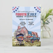 ヴィンテージバーベキューパーティーUSA 7月4日 招待状 (スタンド正面)