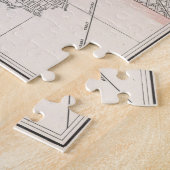 ヴィンテージバーミンガムアラバマの地図(1901) ジグソーパズル (側面)