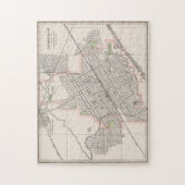 ヴィンテージバーミンガムアラバマの地図(1901) ジグソーパズル (縦)