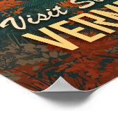 ヴィンテージバーモントカバーブリッジトラベル ポスター (角)