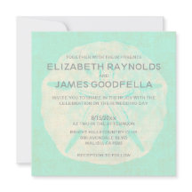 ヴィンテージバーラップサンドドル結婚式招待状