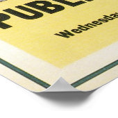 ヴィンテージバーリントン・ゼファー機関車ポスター ポスター (角)