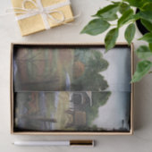 ヴィンテージバーンアンドウィンドミルウォーターカラーティッシュペーパー 薄葉紙 (ギフト)