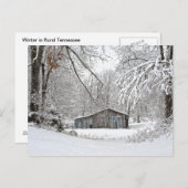 ヴィンテージバーンインフレッシュスノー – ルーラルテネシー ポストカード (正面/裏面)