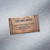 ヴィンテージバーンウッドカウボーイウェスタンカントリー マグネット名刺 (インサイチュ)