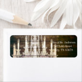 ヴィンテージバーンウッドシャンデリア結婚ズ ラベル (インサイチュ)