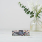 ヴィンテージバーンスワローアンドフラワーズ スキニー名刺 (スタンド正面)