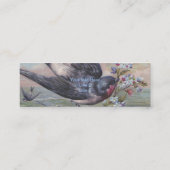 ヴィンテージバーンスワローアンドフラワーズ スキニー名刺 (裏面)