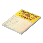 ヴィンテージバーンズ&ベイリーサーカス ノートパッド (回転)