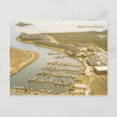 ヴィンテージバーントストアマリーナプンタゴルダフロリダ ポストカード (正面)