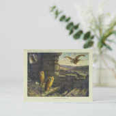 ヴィンテージバーンドールズアートハガキ ポストカード (スタンド正面)