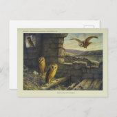 ヴィンテージバーンドールズアートハガキ ポストカード (正面/裏面)