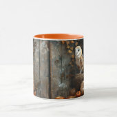 ヴィンテージバーンフクロウとバーンウッドオータム マグカップ (中央)