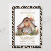 ヴィンテージバーン ファーム コー バースデーパーティー 招待状 (正面)