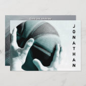 ヴィンテージバー(ユダヤ教の)バル・ミツバー 招待状 (正面/裏面)