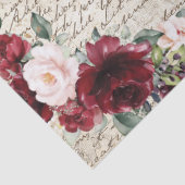 ヴィンテージバ素朴ルガンディバラオールドレターデコップページ 薄葉紙 (詳細)